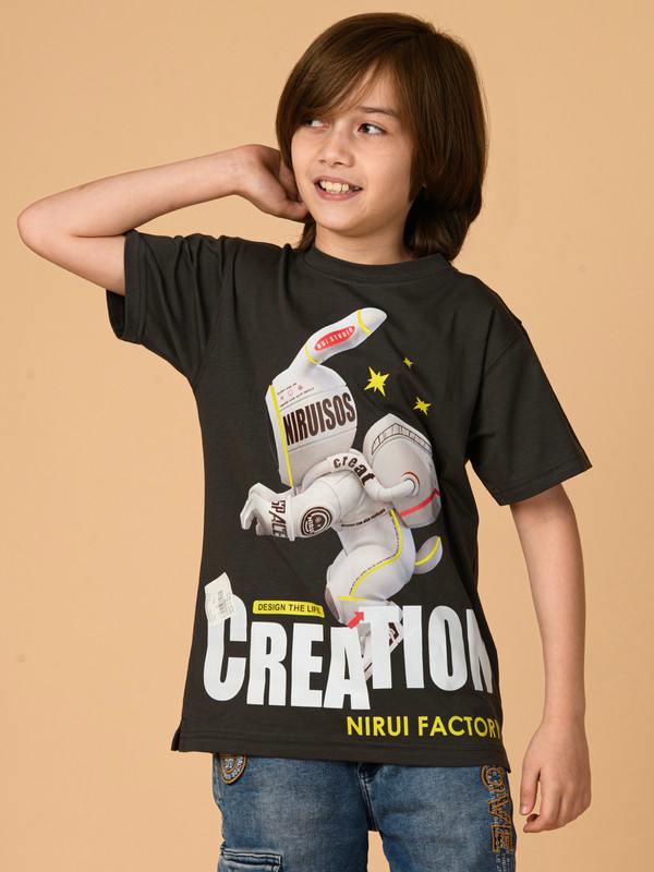 ALBION PREMIUM BOYS UPPER BLACK T-SHIRT
