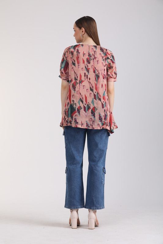 Albion Women Multi Blouson Top