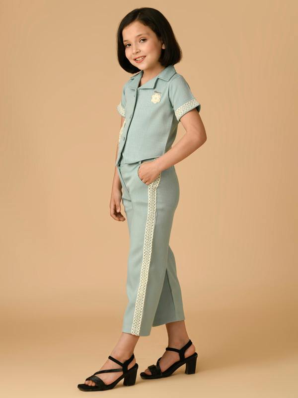 ALBION PREMIUM GIRLS SET FIROZI SKIRT TOP