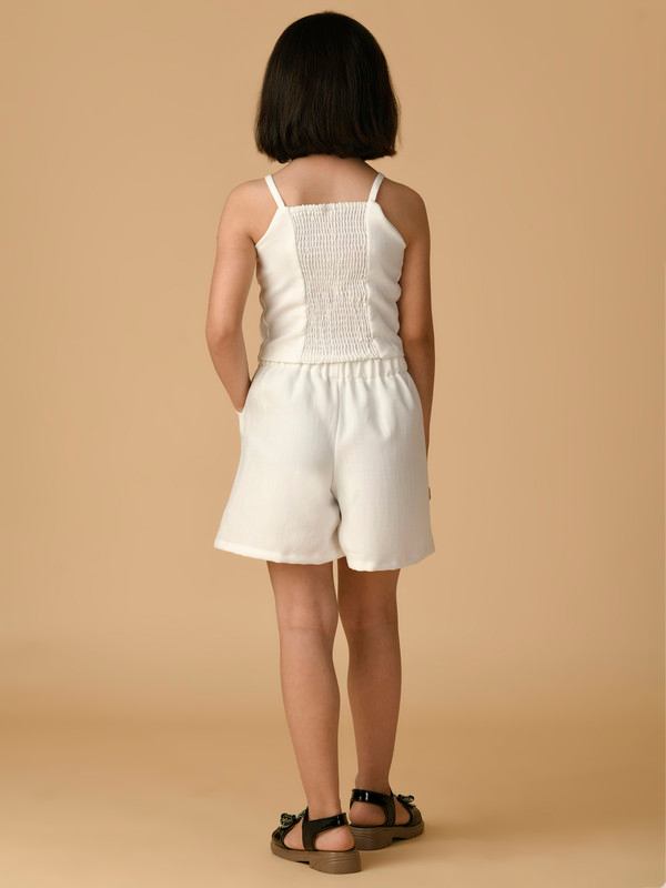 ALBION PREMIUM GIRLS SET WHITE SKIRT TOP