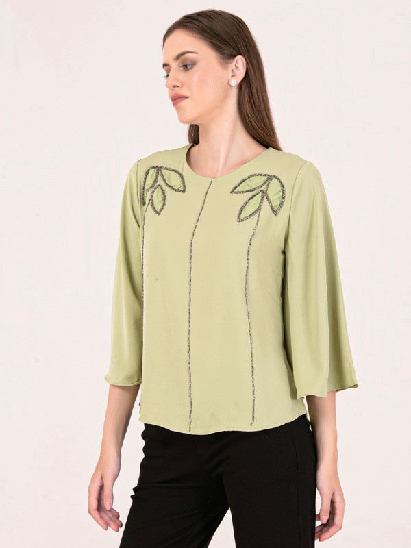 Albion Women P Green Smart Top