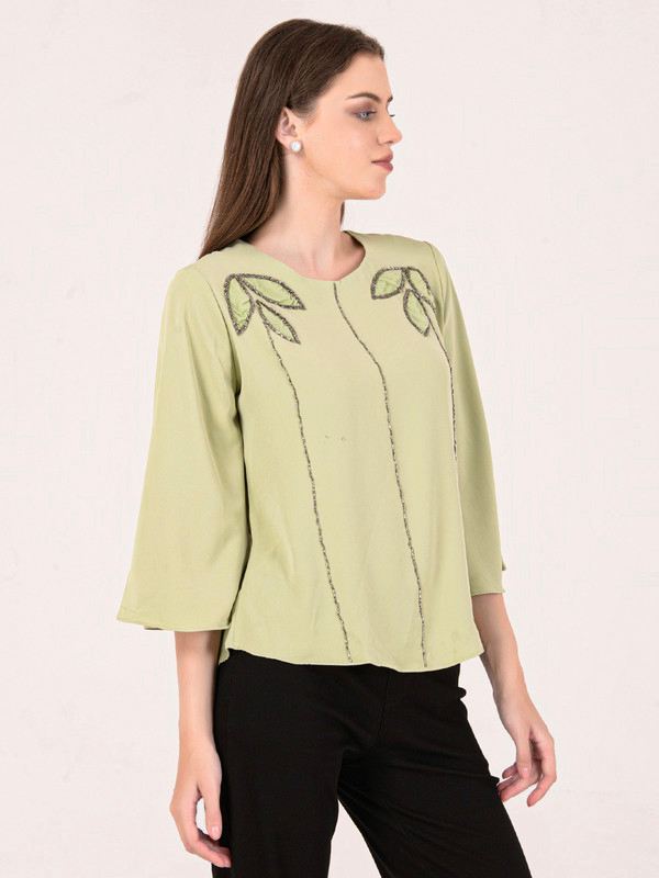 Albion Women P Green Smart Top