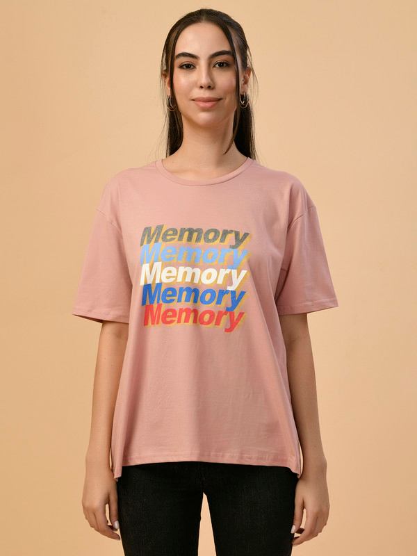ALBION PREMIUM LADIES D.PINK REGULAR T-SHIRT