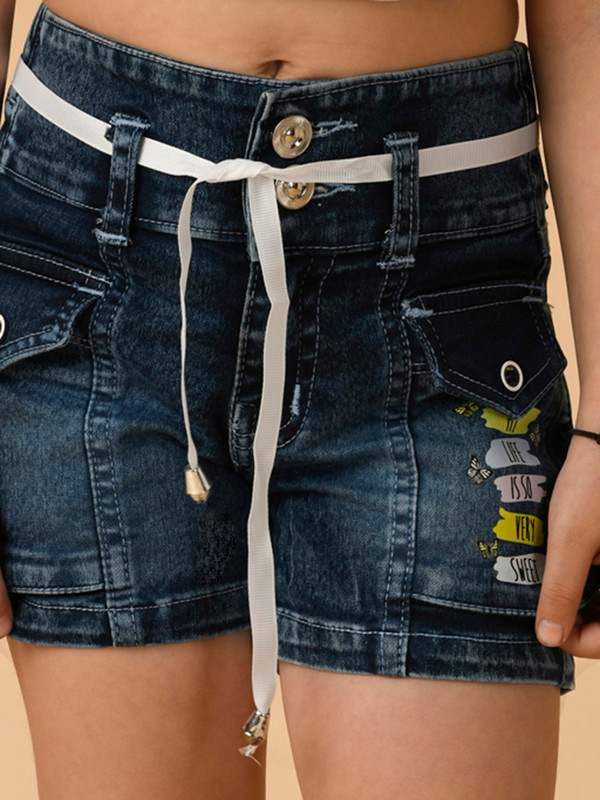 ALBION PREMIUM GIRLS GREY SHORTS