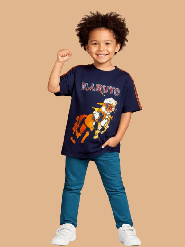 Albion-boys-maroon-graphic-printed-t-shirt-cartoon-character-casual-cotton-tee-for-kids