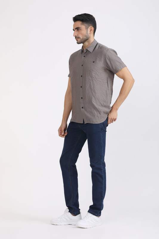 Albion Mens Premium Grey Casual Shirt
