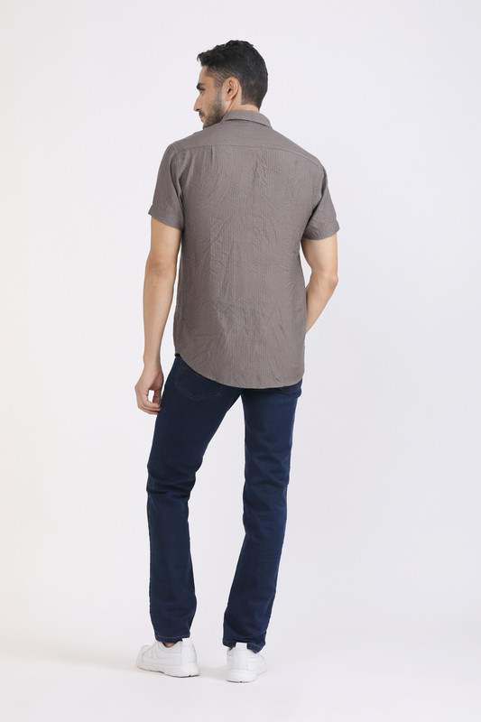 Albion Mens Premium Grey Casual Shirt