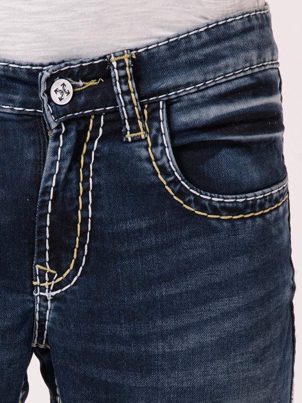 Albion Mens Dark Blue Jeans