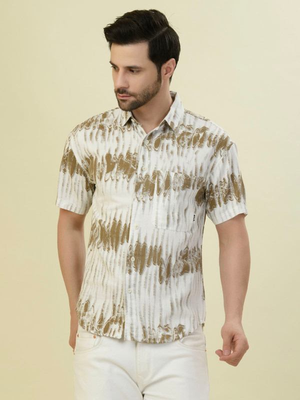 Albion Premium Mens Brown Shirt Hs