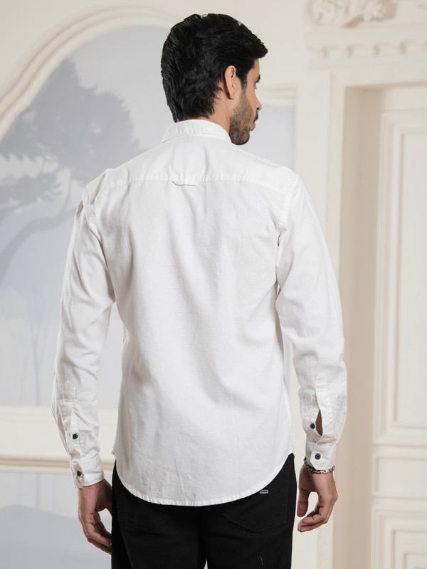 ALBION MENS ECOHAWK WHITE SHIRT