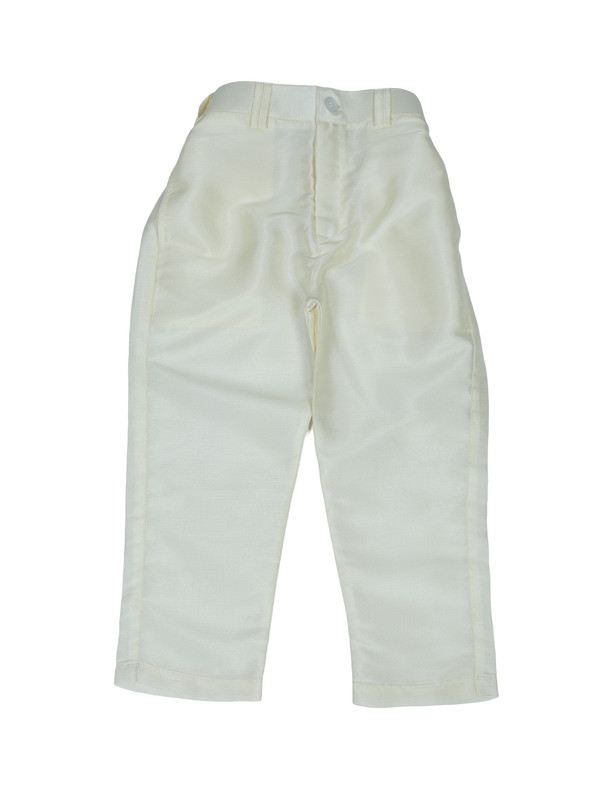 Albion Kids Boys Cream Indo Western Suit