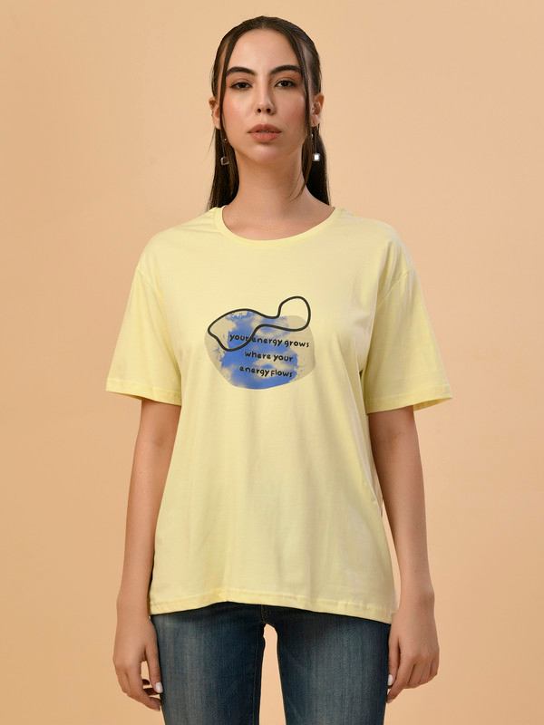 ALBION PREMIUM LADIES LEMON REGULAR T-SHIRT