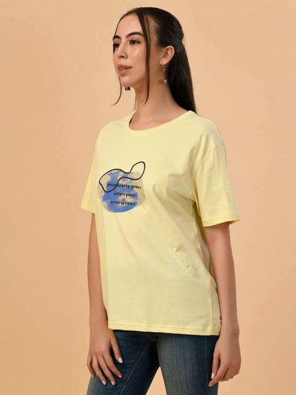 ALBION PREMIUM LADIES LEMON REGULAR T-SHIRT