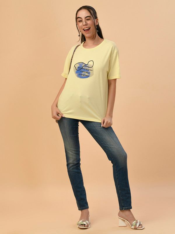 ALBION PREMIUM LADIES LEMON REGULAR T-SHIRT