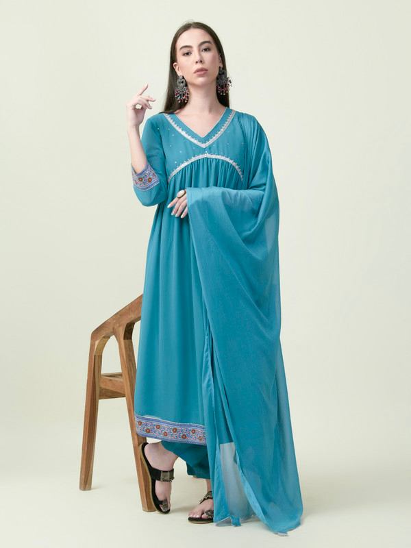 Albion Premium Ladies Nicvats Ethnic Rama Kurti Set