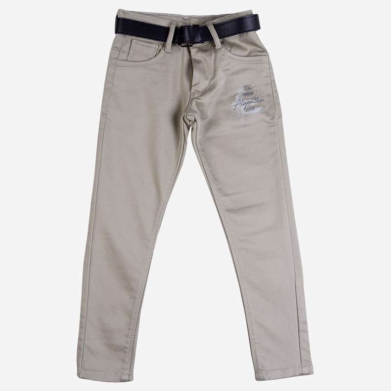 ALBION KIDS BOYS OFF WHITE SSS JEANS