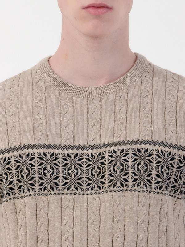 Albion Mens Brown Pullover
