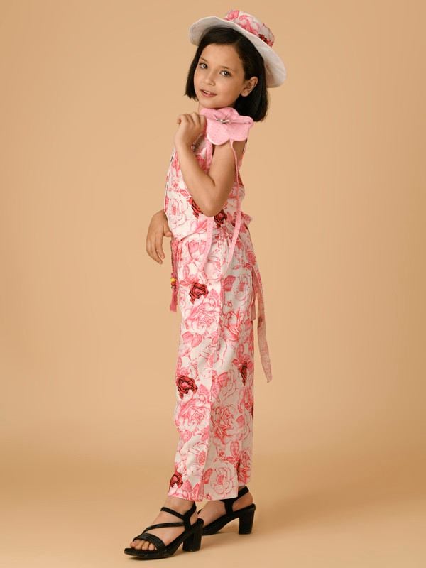 ALBION PREMIUM GIRLS PINK SKIRT TOP