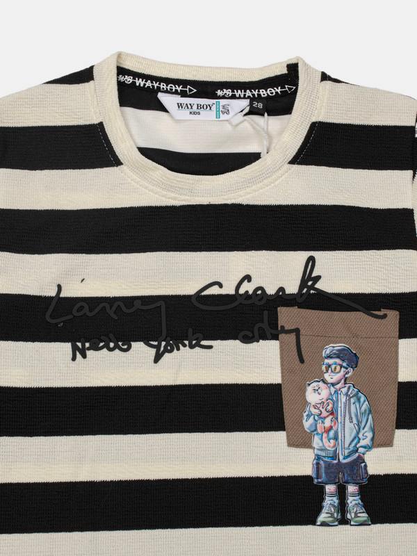 Albion Kids Boys Black T-SHIRT