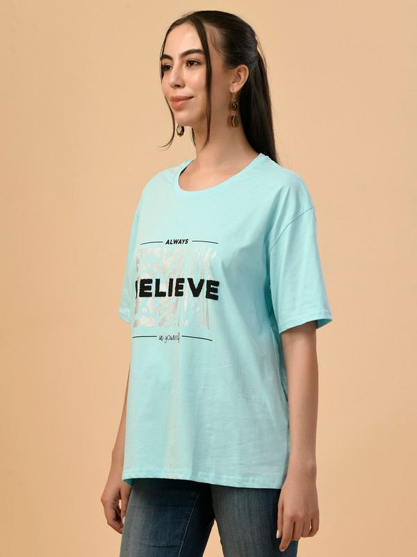 ALBION PREMIUM LADIES SKY REGULAR T-SHIRT