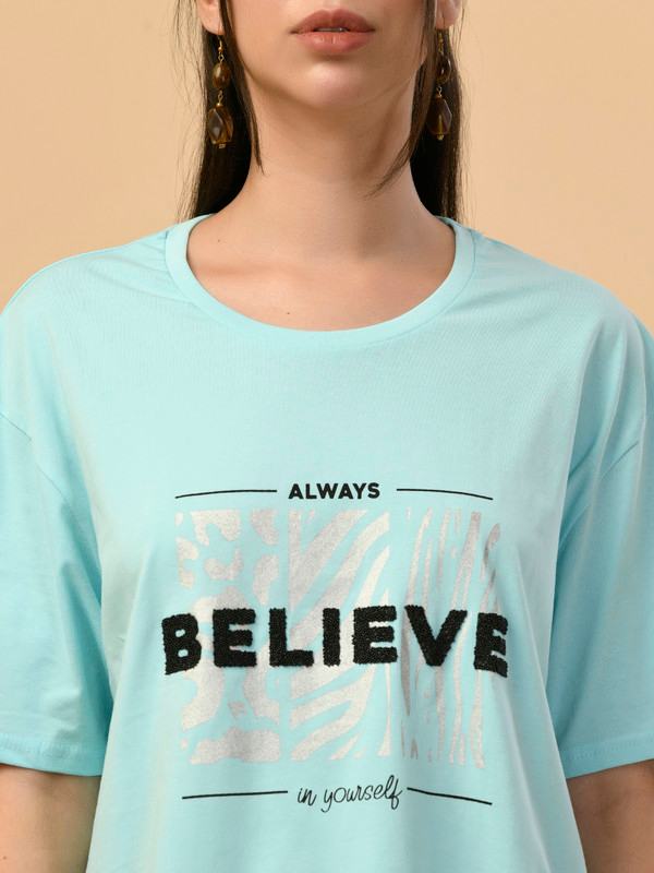 ALBION PREMIUM LADIES SKY REGULAR T-SHIRT