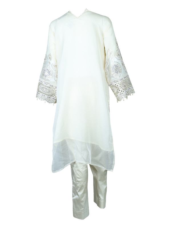Albion Ladies Survi Cream Kurti Set