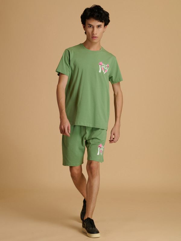 Albion Premium Mens Green Coord Set
