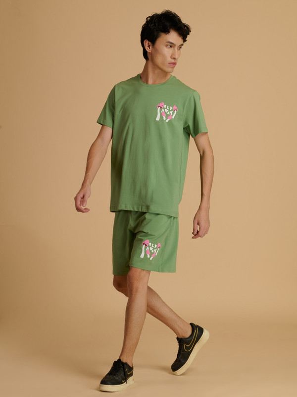 Albion Premium Mens Green Coord Set