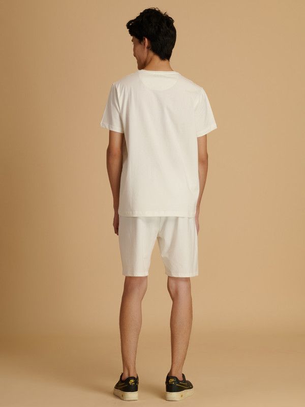 Albion Premium Mens White Coord Set