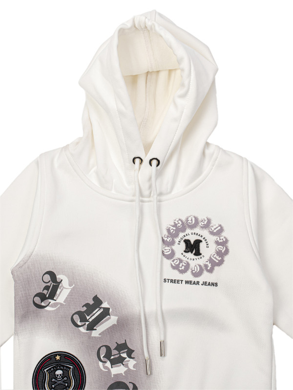 Albion Kids Boys White Sweatshirt