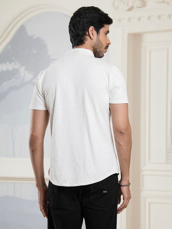 ALBION MENS MOF OFF WHITE SHIRT