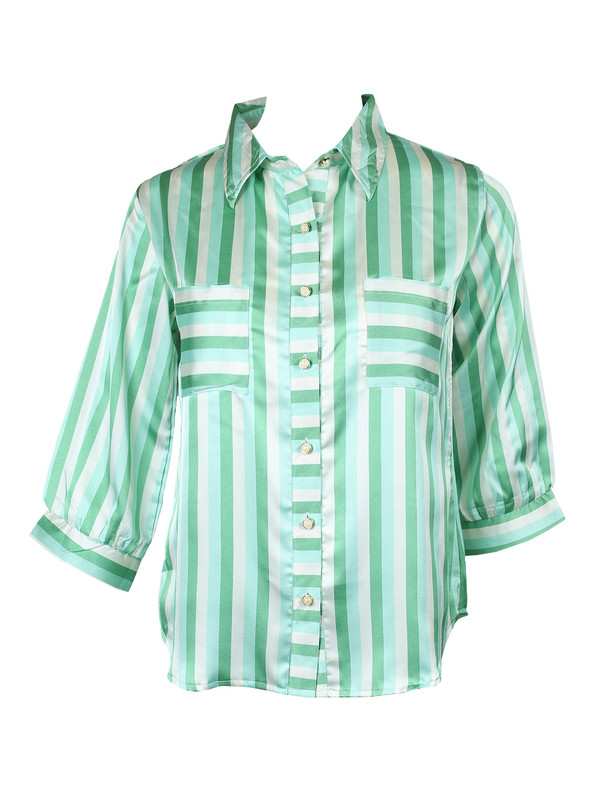 Albion Women OutLook Green Casual Shirt