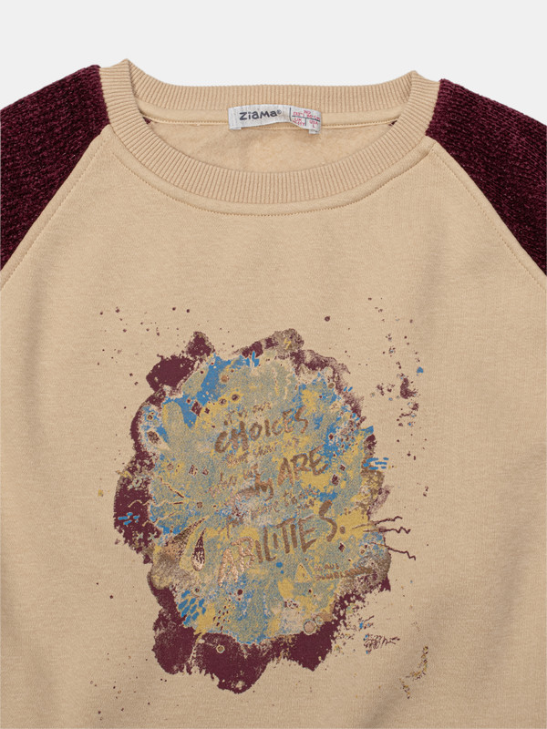 Albion Kids Girls Fown Sweatshirt