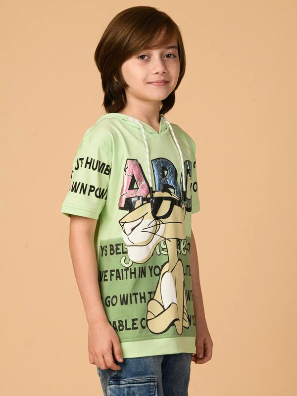 ALBION PREMIUM BOYS C.GREEN T-SHIRT