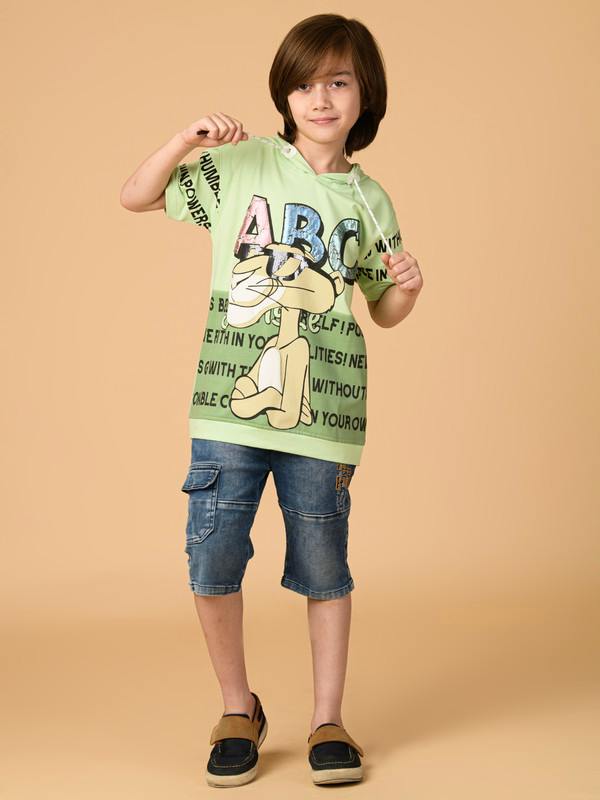 ALBION PREMIUM BOYS C.GREEN T-SHIRT