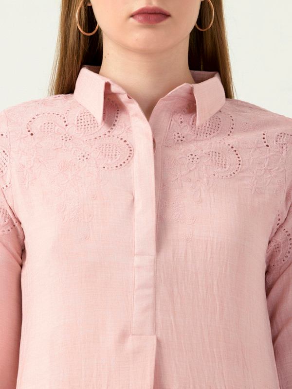 Albion Women Smart Premium Peach Co-ord