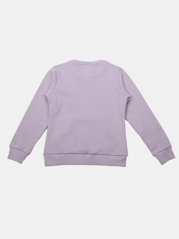 Albion Kids Girls Purple Sweatshirt