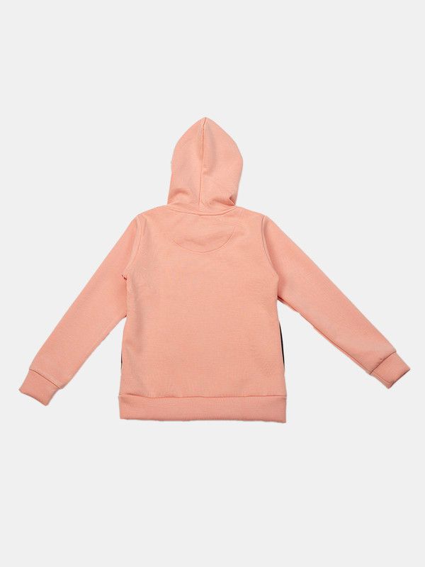 Albion Kids Girls Peach Sweatshirt