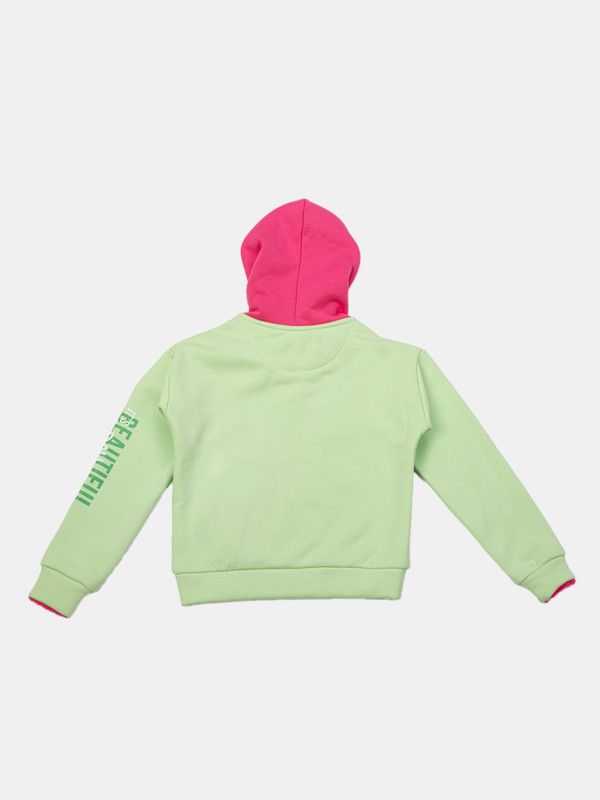 Albion Kids Girls Green Sweatshirt
