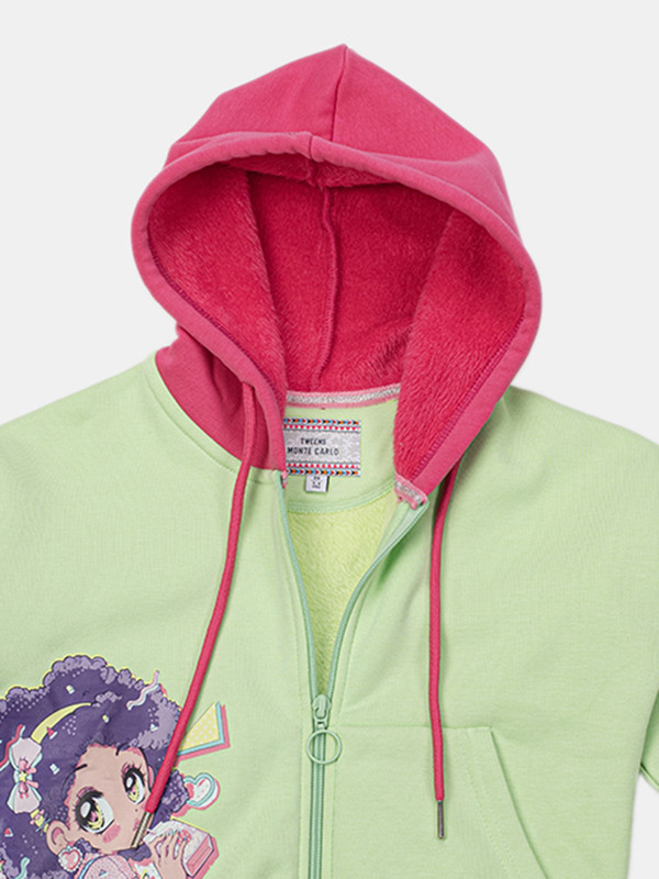 Albion Kids Girls Green Sweatshirt