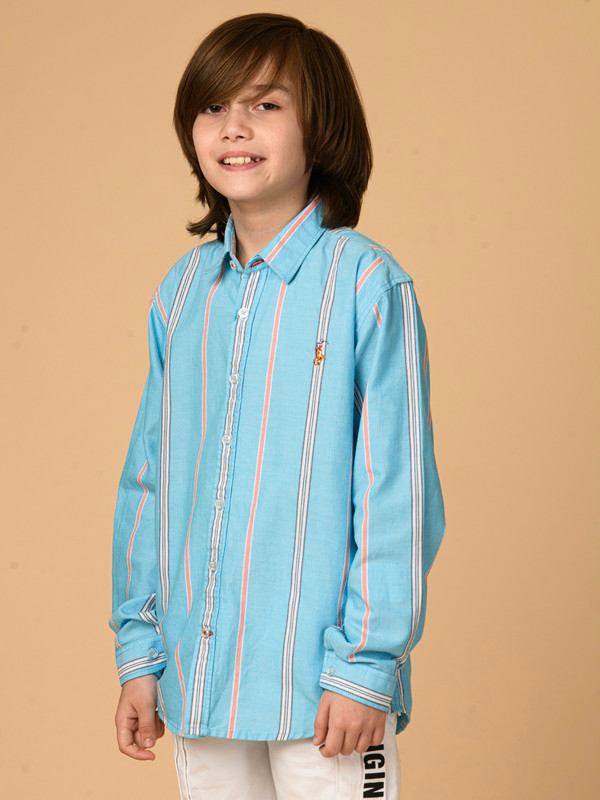 ALBION PREMIUM BOYS F BLUE SHIRT