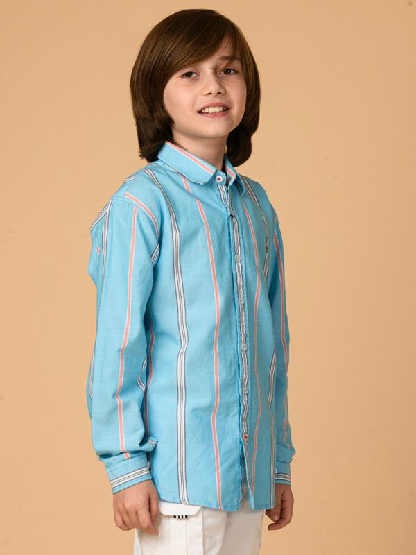 ALBION PREMIUM BOYS F BLUE SHIRT
