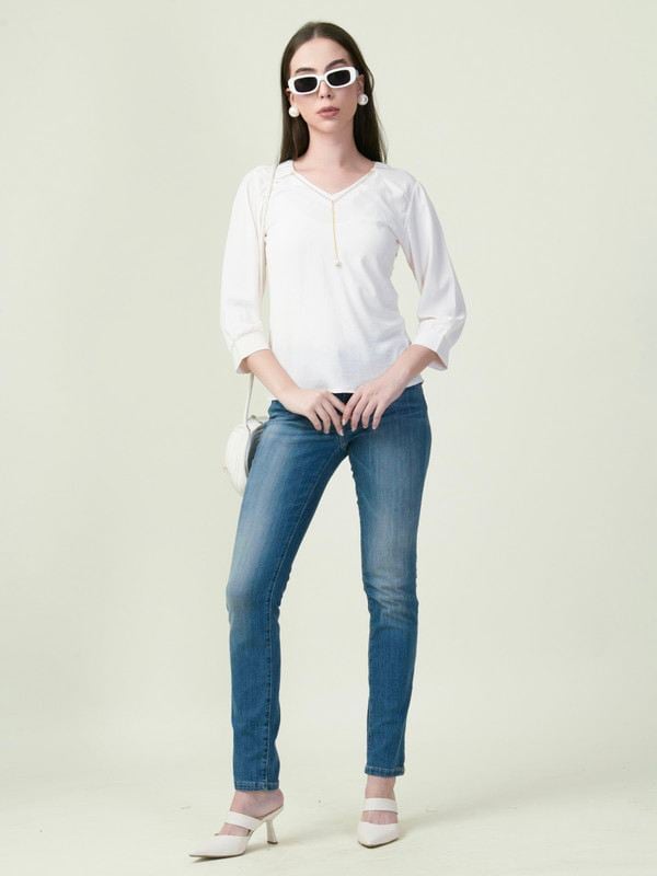 Albion Premium Ladies Ol Cream Top