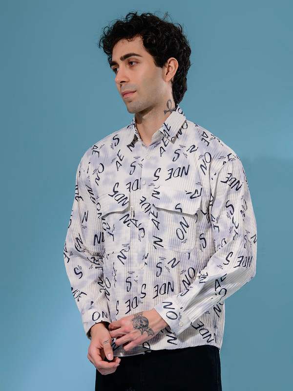 ALBION MENS CHICAGO CREAM SHIRT