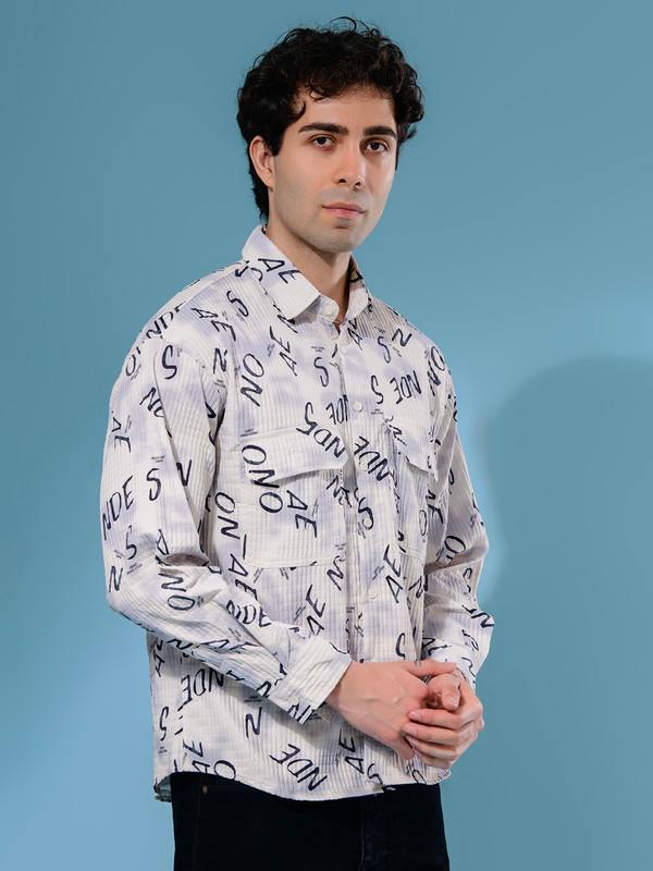 ALBION MENS CHICAGO CREAM SHIRT
