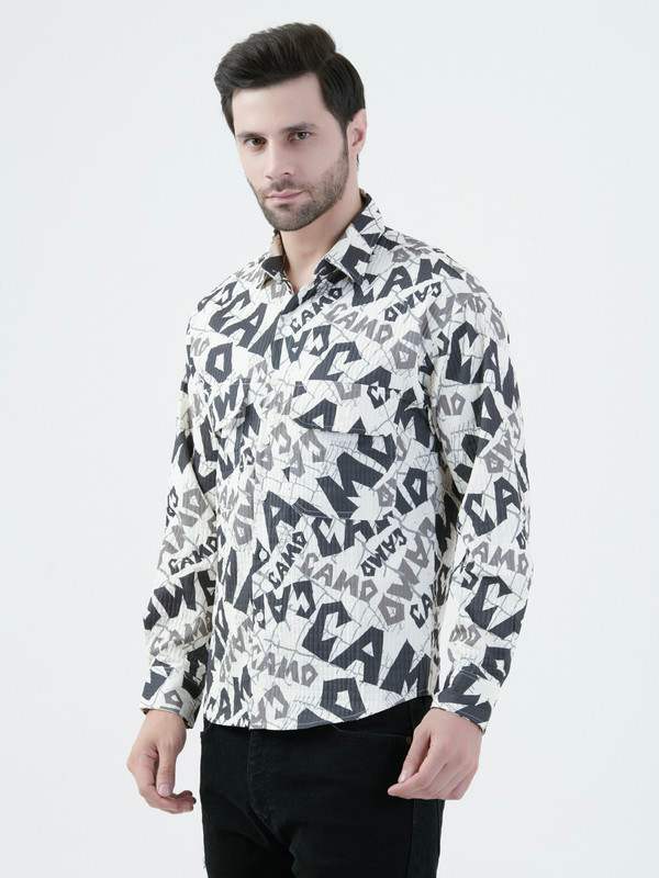 Albion Mens Mehndi Shirt Full Sleeve
