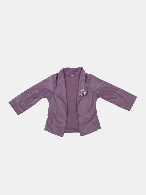 ALBION GIRLS SMART FIT PURPLE FROCK