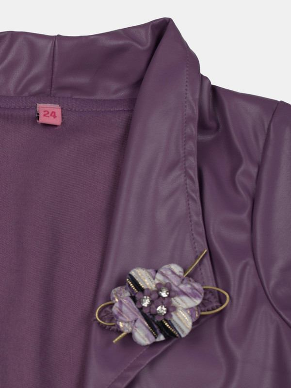 ALBION GIRLS SMART FIT PURPLE FROCK