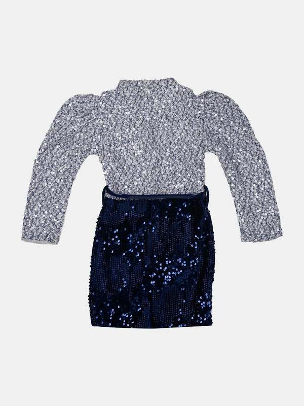 ALBION GIRLS SMART FIT BLUE FROCK