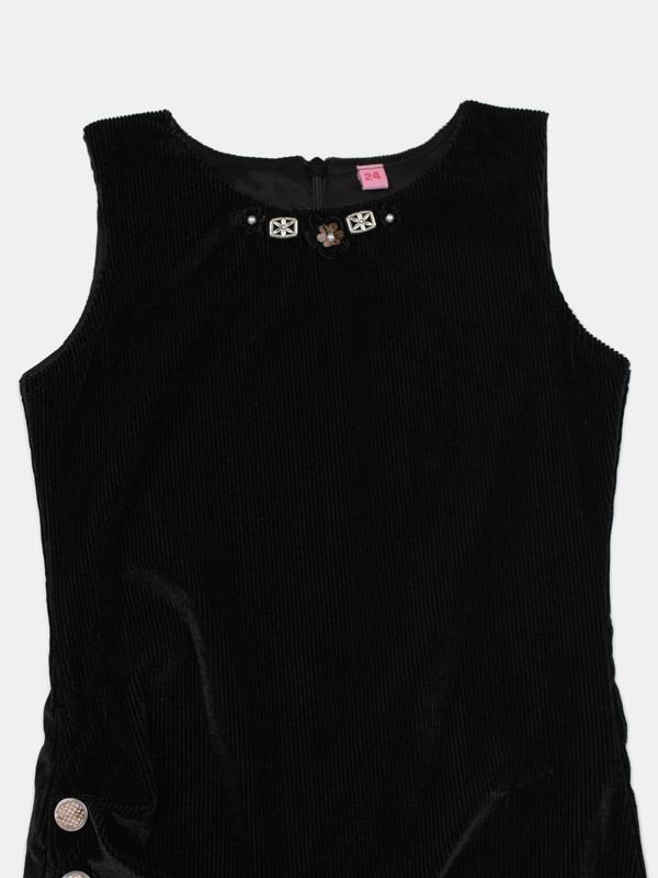 ALBION GIRLS SMART FIT BROWN FROCK